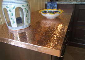 copper counter top