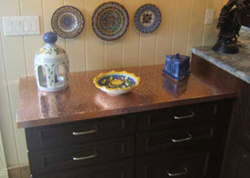 copper counter top